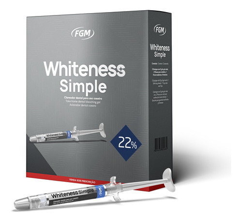 Blanqueador Whiteness Simple Kit 5 Jeringas 22%