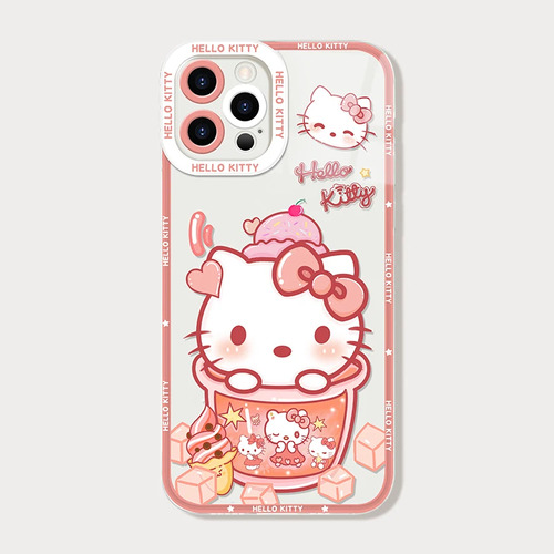 Funda Cinnamoroll Hello Kitty Para iPhone 15 14 Pro Max 13 1