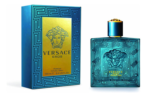 Perfume Versace Eros Para Hombre En Aerosol, 100 Ml
