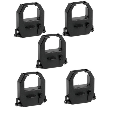 Kit 5 Cintas Reloj Checador Para Amano Pix Tcx Pix3000 Icon Negro | Envío gratis