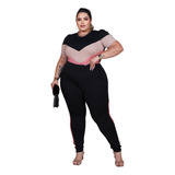 Conjunto Plus Size Feminino Calça Feminina Calça Plus Size