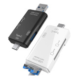 Leitor De Cartão De Memória Tipo C, Usb, Micro Sd, Pen-drive