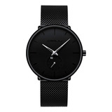 Reloj De Pulsera Para Hombre, De Moda, Impermeable Y Minimal