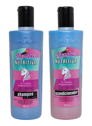 Kit Shampoo + Acondicionador Bomba Nutritiva Copacabana