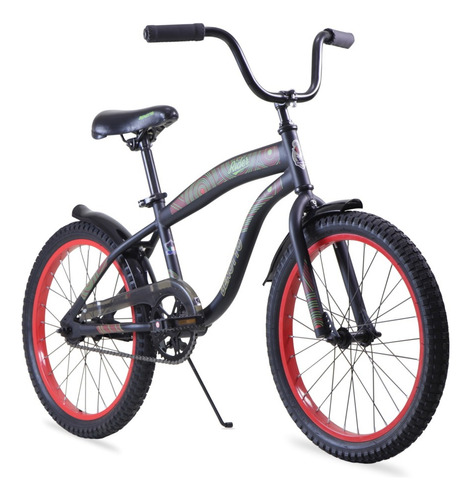 Bicicleta Benotto City Rider R20 1v. Niño Acero Negro/rojo