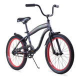 Bicicleta Benotto City Rider R20 1v. Niño Acero Negro/rojo