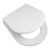 Asiento Inodoro Derpla Roca Meridian Blanca Mdf Herraje Crom