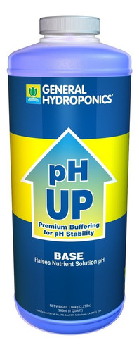 Ph Up Regnutrientesulador De Ph Base Para Hidropónia 1l