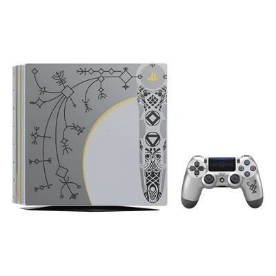 SonyPlayStation 4 Pro 1TB God of War: Limited Edition Bundle color leviathan gray - Bueno (Reacondicionado) | Meses sin interés