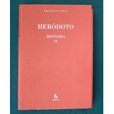 Libro Heródoto Historia Iv 4 Edit. Gredos Biblioteca Clásica