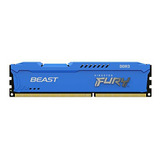 Kingston Fury Beast Blue 4gb 1866mhz Ddr3 Cl10 Udimm Memoria