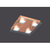 Plafon Moderno Interior Baño Deco 4 Luces  Kinglight