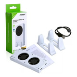 Base Cooler Para Xbox Series S Usb 2 Ventoinhas Branca