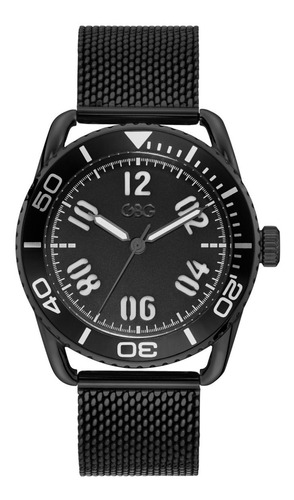 Reloj Guess Hombre Negro Voyager 44mm Outlet