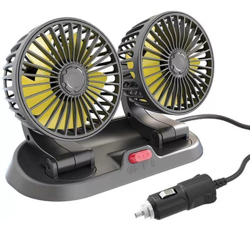 Ventilador Para Carros Plegable Doble Cabeza