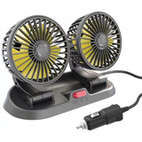 Ventilador Para Carros Plegable Doble Cabeza