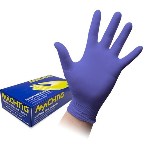 Guantes De Nitrilo Azul Lavanda Machtig