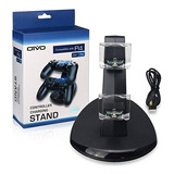 Carregador Duplo Para Controle Ps4 Base Dock Vertical