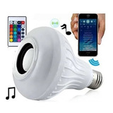 Ampolleta Pro Parlante Bluetooth E27 Led Ctrol Remoto.