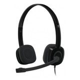 Headset Com Fio P2 Logitech H151 Stereo Microfone Original