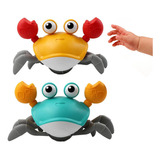 Brinquedo Interativo Carangueijo Fujão Sensorial Para Bebês