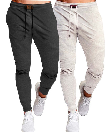 Pantalón Sudadera Jogger Hombre X 2 Unidades