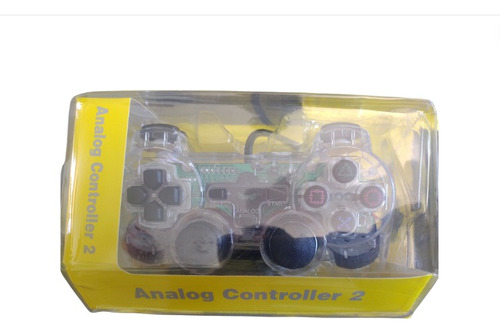 Controle Playstation 2 / Translucido / Com Fio