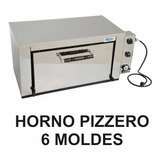 Horno Pizzero Pastelero Lourdes Electrico Acero Inox