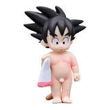 Figura Goku Bebe Dragon Ball Con Cola Son Goku Colección Pvc