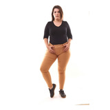 Pantalones Mujer Talles Grandes Bengalina Elastizados Negro