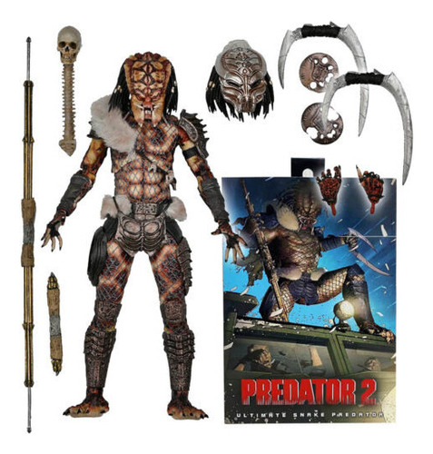 Neca Predator 2 Ultimate Snake Predator Oficial