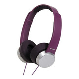 Audifonos De Diadema Con Microfono Panasonic 3.5mm Rp-hxd3we Color Violeta