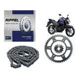 Kit De Transmision Riffel Moto Yamaha Fz 16 Rpm1240