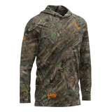 Remera De Pesca Camuflada Rastro Bosque Payo Proteccion Uv