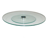 Prato Centro De Mesa Giratório Vidro 8mm Temperado 60cm