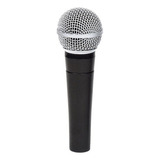 Micrófono Vocal Profesional M-58 Dinámico Metalico Color Negro