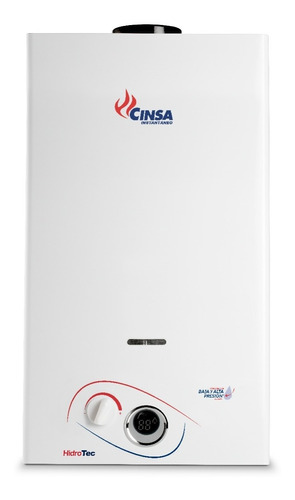 Calentador De Agua Instantáneo Cinsa 2servicios, 13l/min Nat