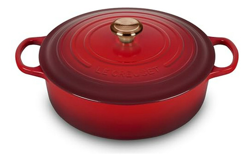 Olla Redonda Le Creuset 6.75 Cuartos Con Perilla De Cobre - 