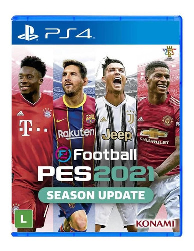 Pes 2021 - Ps4 - (usado) Mídia Física (em Português)