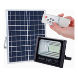 Lampara Solar Led Con Control Remoto 30w Impermeable Ip67