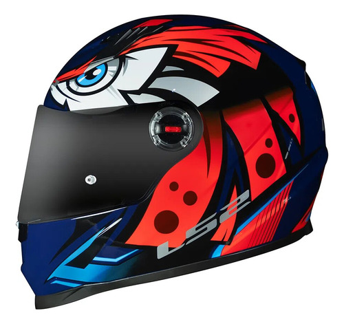 Capacete Ls2 Ff358 Tribal Laranja