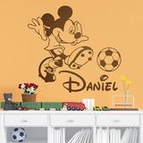 Vinilo Decorativo Autoadhesivo - Disney Mickey Futbol 60x56