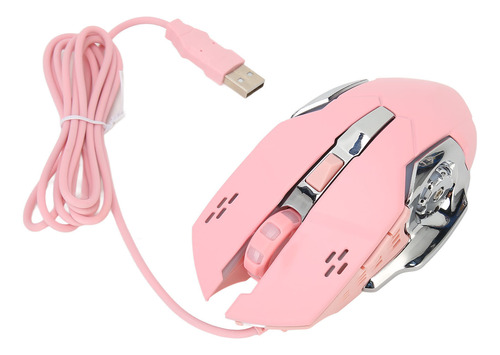 Mouse Silencioso Con Cable Para Juegos, Ordenador Óptico Usb