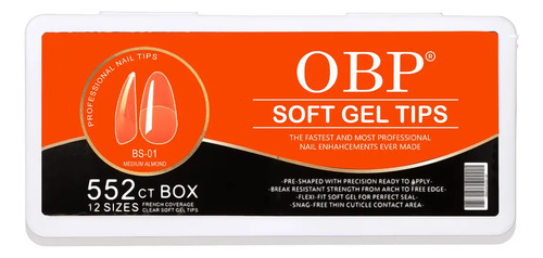 Obp Soft Gel Tips Uñas Postizas Diferentes Modelos Y Tamaños | Meses sin interés