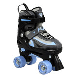 Patins Quad Infantil Traxart Flash - Azul L40