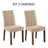 Kit 2 Cadeiras De Jantar 4254 Madesa - Rustic/imperial Cor Da Estrutura Da Cadeira Rustic Cor Do Assento Imperial Desenho Do Tecido Imperial