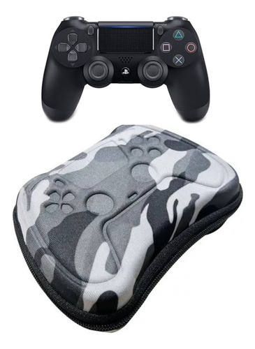 Capa Case Protetora  Controle Ps4 Dualshock - Camuflado