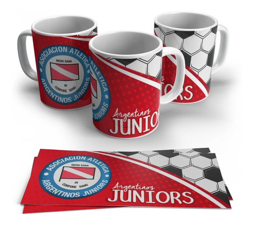 Taza Cerámica Blanca Importada Futbol Argentino Equipos 