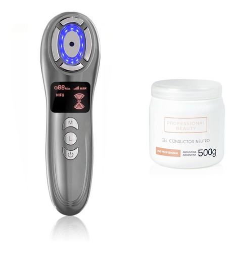 Mini Hifu Cuarta Generacion + Rf + Ems + Gel Conductor