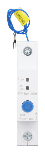 Controle Remoto Disjuntor Inteligente Wifi 1p Din Rail Mount